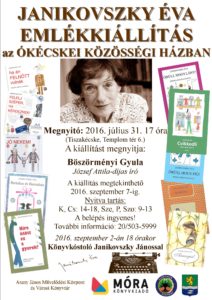 Janikovszky kiállítás plakát